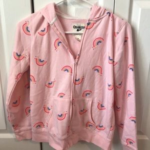 OshKosh Zip-Up Rainbow Hoodie